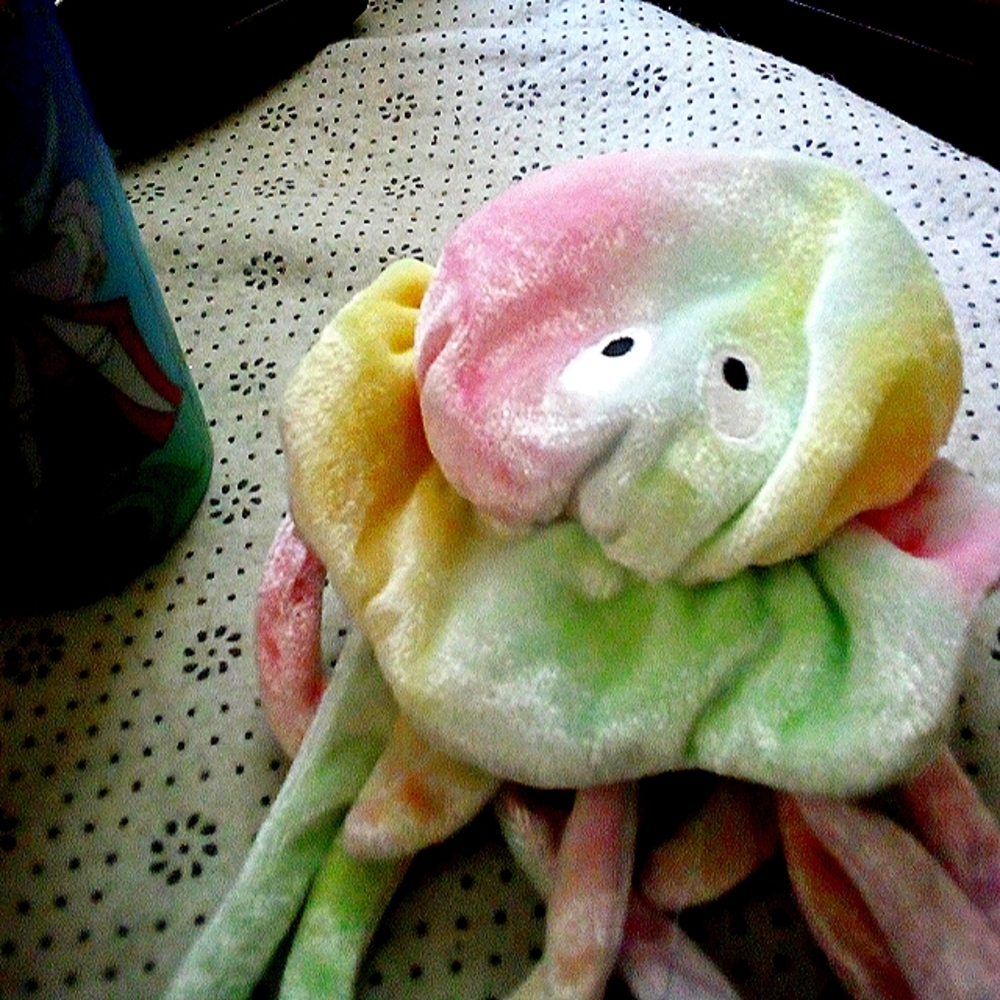 Ty Multicolor Plush Octopus Toy